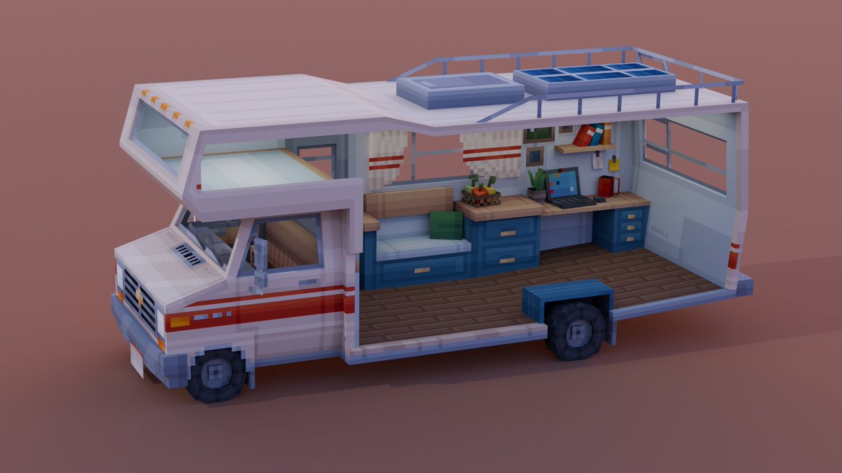 MotorHome

Made in <a href="/blockbench/">Blockbench</a>

#lowpoly #minecraft #minecraftmodel #3Dmodel #pixelart #blockbenchLand