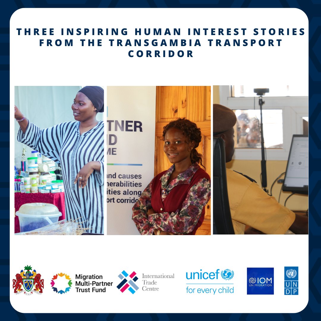 Together with <a href="/UNDP_TheGambia/">UNDP The Gambia</a>, <a href="/IOMGambia/">IOM The Gambia</a> &amp; <a href="/UNICEFGambia/">UNICEF The Gambia</a>, we are working to address migration-related vulnerabilities along the Trans-🇬🇲 transport corridor through:  

✅Enhancing economic opportunities
✅Building the capacity of border authorities

➡️bit.ly/3wTVbl9