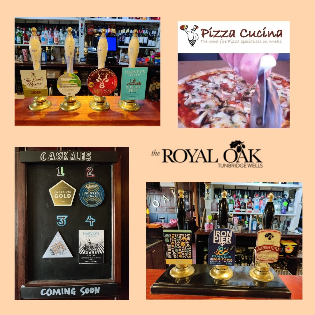 Today's cask ales now pouring and our coming soon board

Pizza Cucina Van available 5-9

OPEN from 3pm

#harveysbrewery #CellarHead #threeacrebrewery #kentbrewery #ironpier #calverleybitter #westkentcamra #twcaskale #twpubs #twrealale #realale #realalefinder #pizzacucina