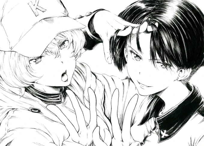 #ピースしてる画像貼ってけ

(実はピースではない画像)
内緒ですわよ 