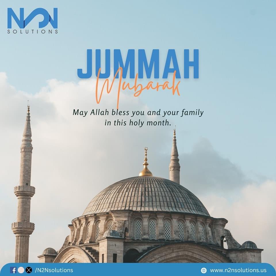 N2NSolutions1's tweet photo. رمضان المبارک کا پہلا جمعہ مبارک ہو- 

#N2NSolutions #Karachi #Pakistan #Lahore #JummahMubarak https://t.co/T9UWWYqsEj
