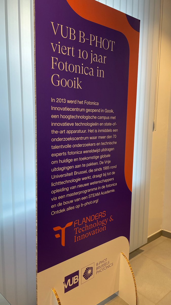 Excited to kick off <a href="/FTI_vlaanderen/">Flanders Technology & Innovation</a> at the Photonics Innovation Center! 🚀 Over 3 days, we'll showcase how we innovate with #photonics at <a href="/VUBrussel/">VUB</a>. From professionals to the broader public, everyone's invited to explore our groundbreaking work! 🔬

#FTI #Innovation #Technology