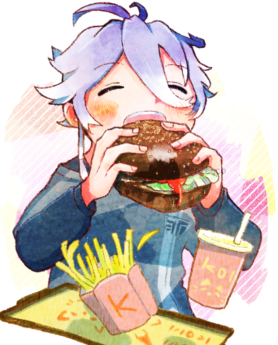 「#TLを食いしん坊な刀剣男士でいっぱいにしよう弊本丸の清麿は大食いです 」|復活のコードリ🍅のイラスト