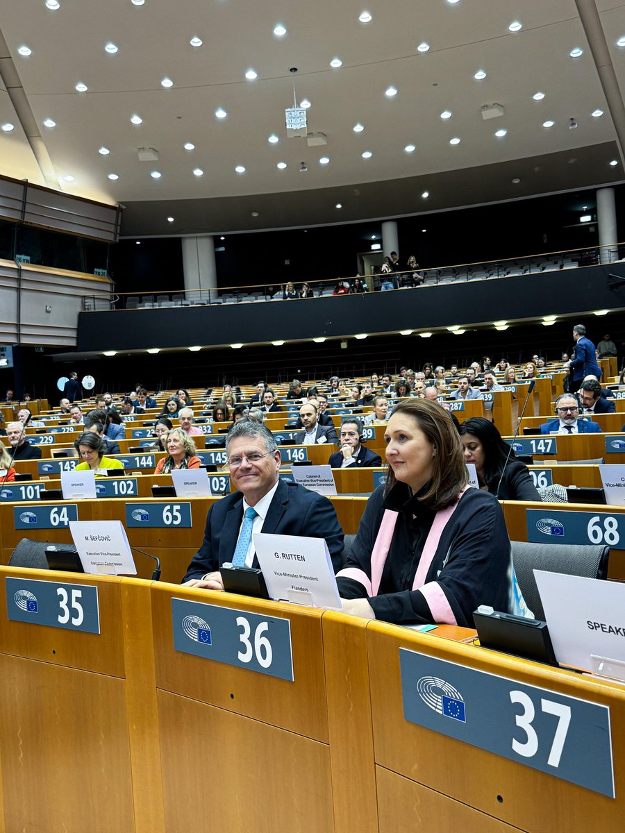 De verklaring van Brussel. Met meer dan 200 burgemeesters en vertegenwoordigers van lokale besturen in gesprek in het Europees Parlement over praktische en betaalbare klimaatoplossingen. Bottom-up in plaats van top-down. Inspirerende sessie #MayorsGreenDeal