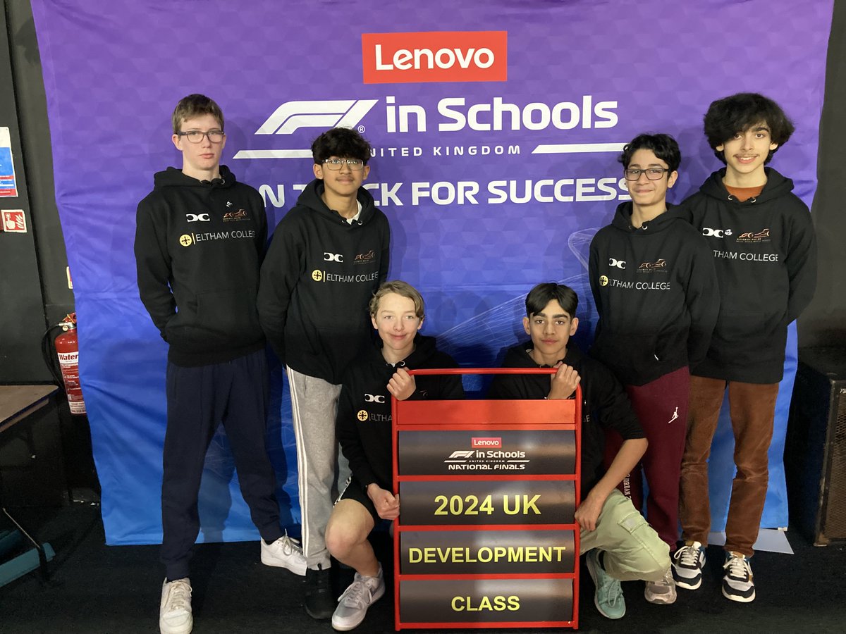 ElthamCollegeUK's tweet photo. Our Aeroswift Racing team hit the track at the F1 in Schools National Finals this week. ππ¨
With 60 top teams competing from all over the country, finishing mid-table on their debut was an amazing achievement! Well done!π
#ElthamCollege #ElthamSTEM #F1inSchools https://t.co/7UTvs2Ff1t