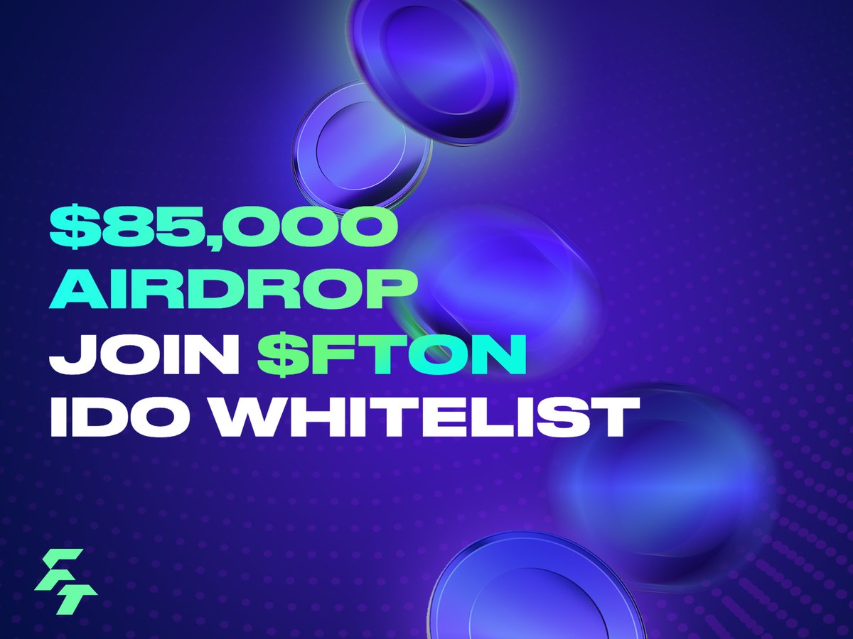 ATTENTION! Would you like to Join Whitelist token $FTON on upcoming IDO @FantasyFanton? Join 'Welcome to $FTON Campaign' right know, Retweet and tag 2 friends in the Comments of this tweet: t.me/community_bot/… t.me/community_bot/… t.me/community_bot/… #TON #football…