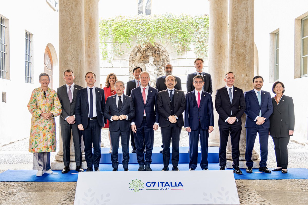 #G7Italy - Undersecretary of State for Technological Innovation @AlessioButti_ announces the adoption of the #G7 Industry, Technology and Digital Ministerial Declaration. Read the article for key insights:​innovazione.gov.it/notizie/artico…