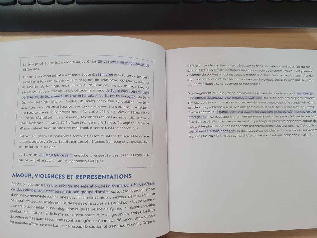 Nouveauté au CDI. Les #LGBTQIA+ ne sont pas oubliés !
#EVRAS #éducation #vieaffective #lycée #altérité #vss