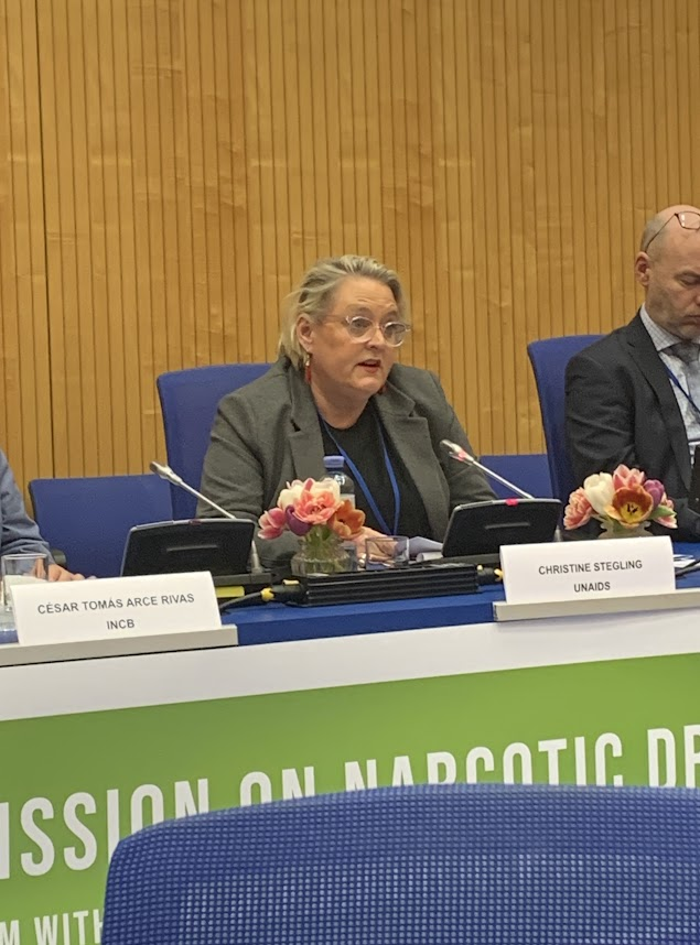 Countries have committed to providing 200 needles and syringes per year to people who inject drugs. Only five countries have reported achieving that target since 2018. - @steglingC of @UNAIDS at #CND67