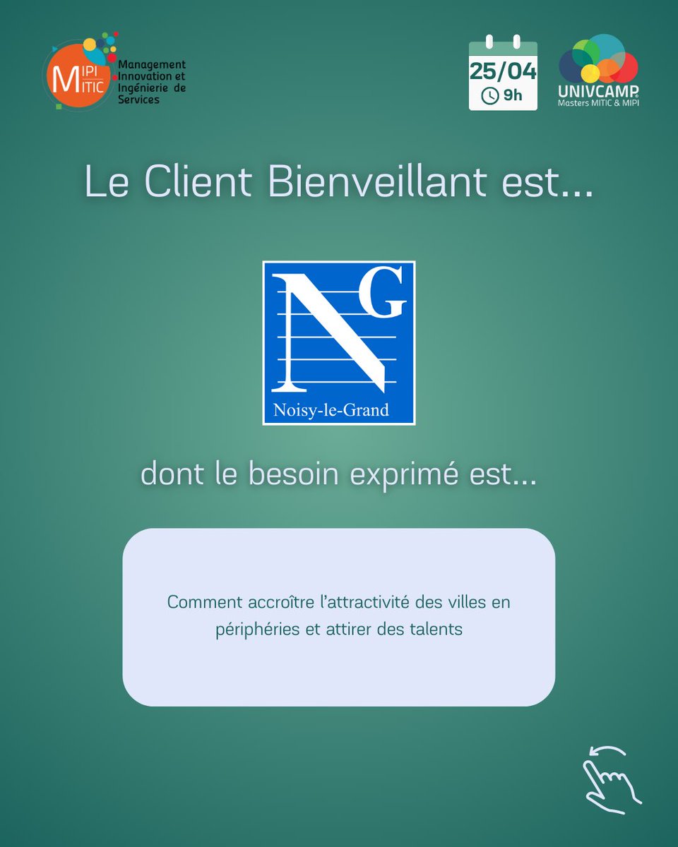 campusMIPIMITIC's tweet photo. Cette année, #Univcamp24 s’articule autour de la thématique de l’urbanité.
Voici le premier groupe, Innov’acteur, qui représente la ville de Noisy Le Grand.

Innov’acteur vous propose #makethecub ou comment accroître l’attractivité et attirer les talents pour la ville de NLG. https://t.co/qRyIAP7ouE