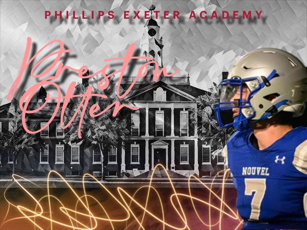 I am thrilled to announce that I will be attending Phillips Exeter Academy and reclassifying as a 2025 recruit. Thank you @CoachV1781 for this amazing opportunity! @PEAFootball @PhillipsExeter