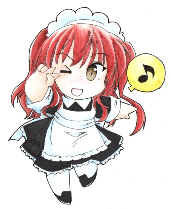 #これを見た人はメイドをTLに放流しよう 