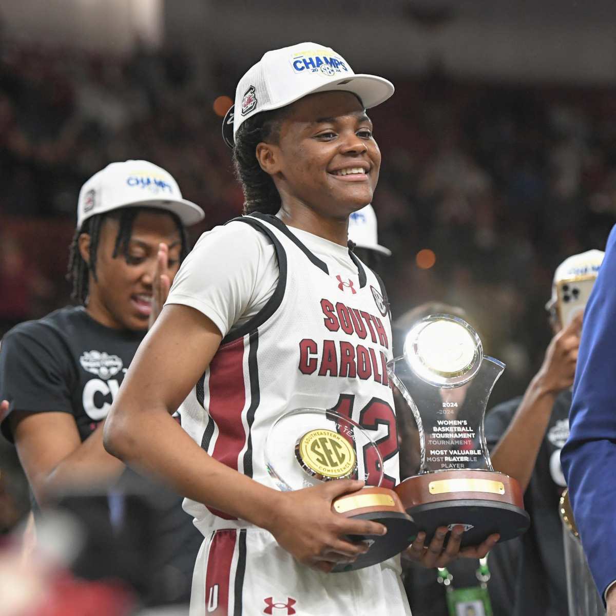 Stephen Curry's signature line Curry Brand is signing Univ. of South Carolina guard MiLaysia Fulwiley to a multiyear NIL deal, making her the first college athlete to partner directly with the brand. Fulwiley is first ever freshman at South Carolina to be MVP of SEC Tournament.
