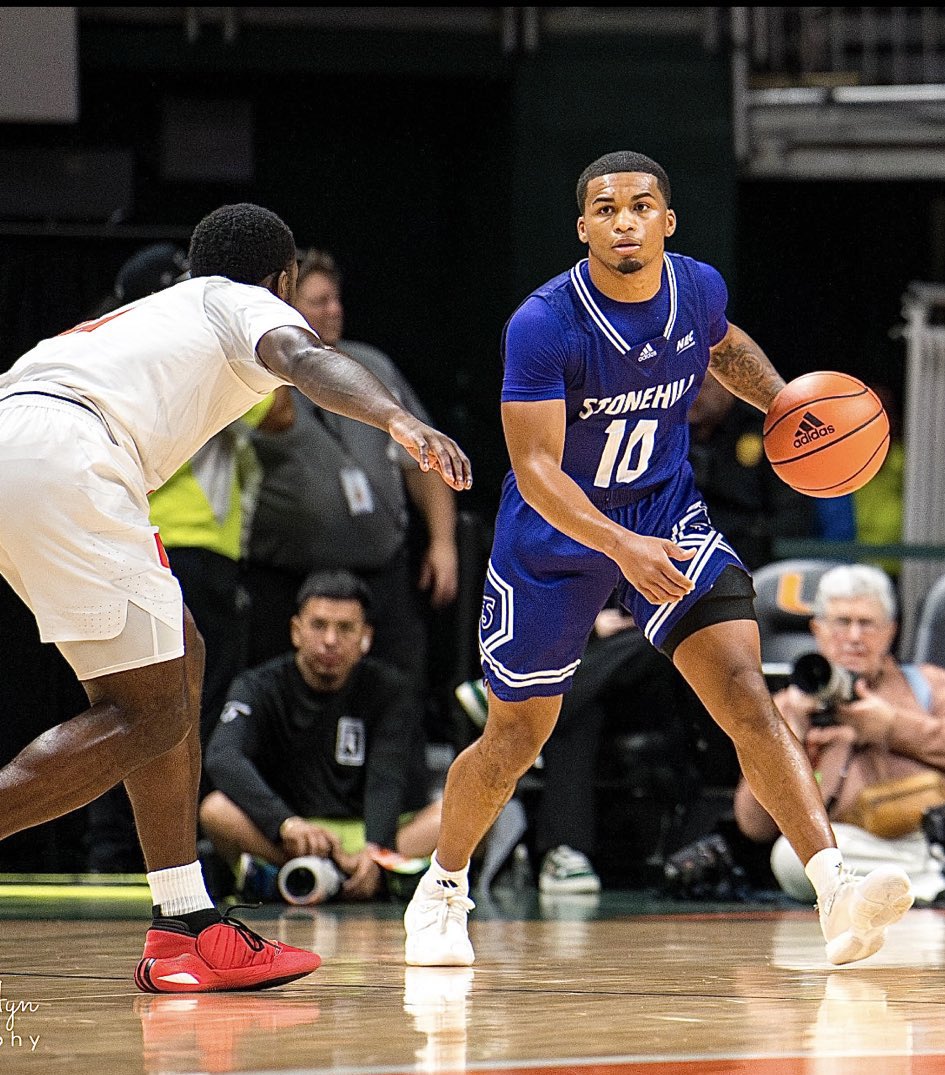 The Portal Report (@theportalreport) on Twitter photo Stonehill G Tony Felder Jr. will enter the transfer portal, he tells <a href="/ThePortalReport/">The Portal Report</a>.
Averaged 12 points, 3 rebounds, and 2.8 assists per game this season. 2 seasons of eligibility remaining. Stonehill G Tony Felder Jr. will enter the transfer portal, he tells <a href="/ThePortalReport/">The Portal Report</a>.
Averaged 12 points, 3 rebounds, and 2.8 assists per game this season. 2 seasons of eligibility remaining.