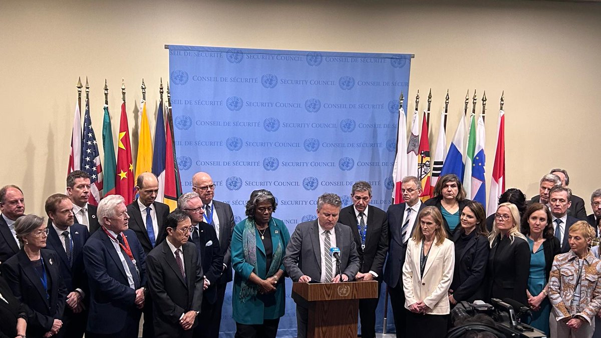 🇱🇹@rytispaulauska joined @SergiyKyslytsya &58 representatives @UN condemning illegitimate Russia's attempts to hold presidential elections in temporarily occupied areas of🇺🇦.We recall UNGA resolutions rejecting🇷🇺illegal referendums:rb.gy/xlieoo; rb.gy/mqgj2y