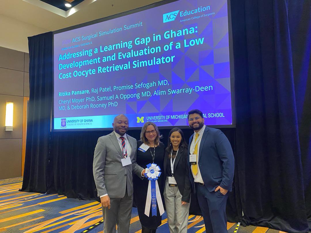 Cheryl A. Moyer, PhD, MPH (@cherylmoyer10) on Twitter photo Could not be more pleased to see Ghanaian colleague, friend, and mentee Dr Promise Sefogah take first place <a href="/AmCollSurgeons/">American College of Surgeons</a> Surgical simulation summit! Kudos to Dr Deb Rooney <a href="/meduc8r/">Deb Rooney, PhD</a> <a href="/umichDLHS/">LearningHealthSci-UM</a> <a href="/KBTH_GH/">Korle Bu Teaching Hospital</a> Could not be more pleased to see Ghanaian colleague, friend, and mentee Dr Promise Sefogah take first place <a href="/AmCollSurgeons/">American College of Surgeons</a> Surgical simulation summit! Kudos to Dr Deb Rooney <a href="/meduc8r/">Deb Rooney, PhD</a> <a href="/umichDLHS/">LearningHealthSci-UM</a> <a href="/KBTH_GH/">Korle Bu Teaching Hospital</a>
