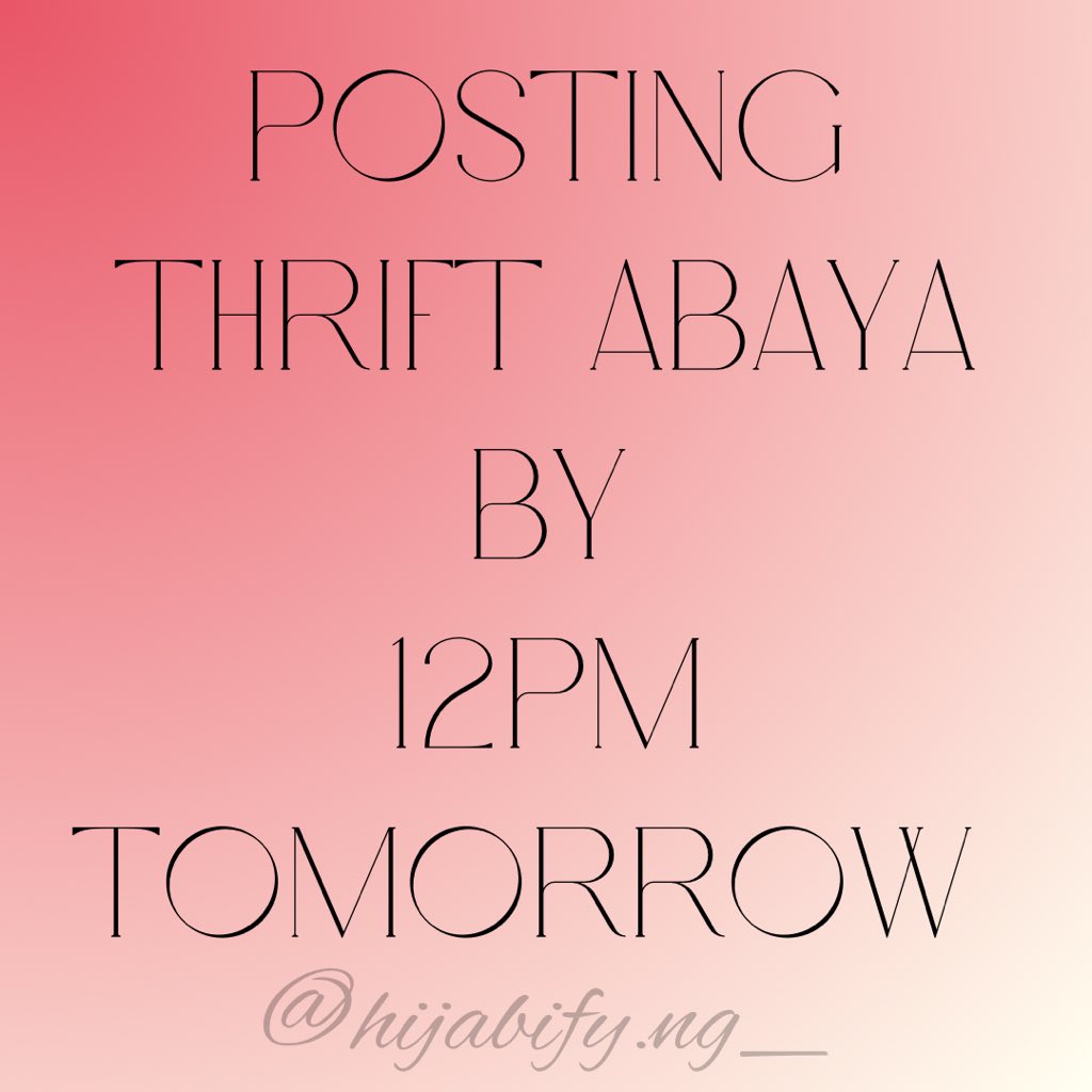 zakinsanmi_'s tweet photo. Prices would range between N6000-N7000. 
Orders will be on a first come, first serve basis. 
Payment validates order. 

Send a dm to order or click the link in bio to connect with us on WhatsApp. 

#Hijabify #Hijabfashion #muslimfashion #hijabi #hijab #ramadan https://t.co/HvY1RSo4tg