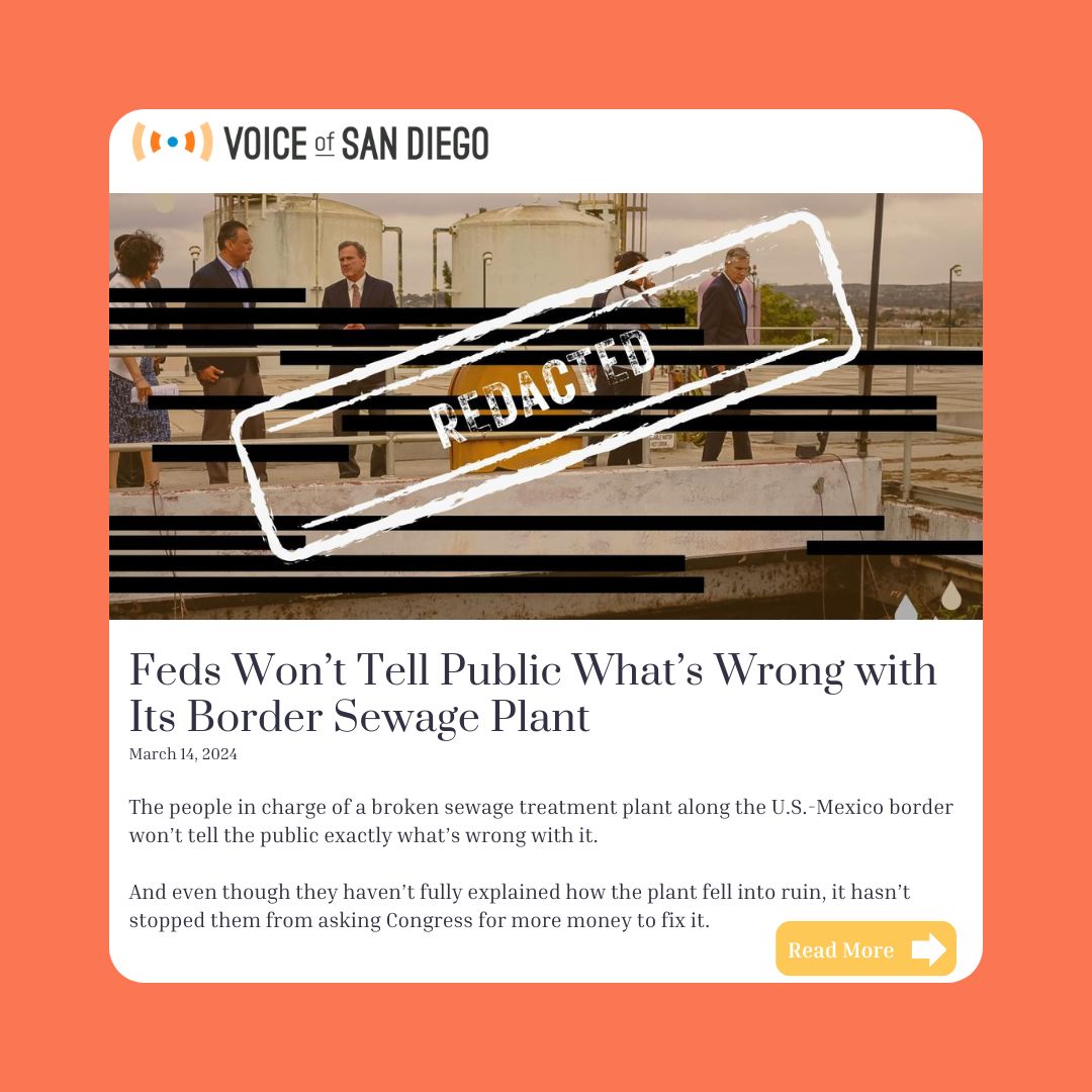 SD_Coastkeeper's tweet photo. @VoiceofSanDiego ☢️👉Read more at https://t.co/fc48OWuHFx
#TijuanaRiver #ImperialBeach #SanDiego https://t.co/1vZhUATSad