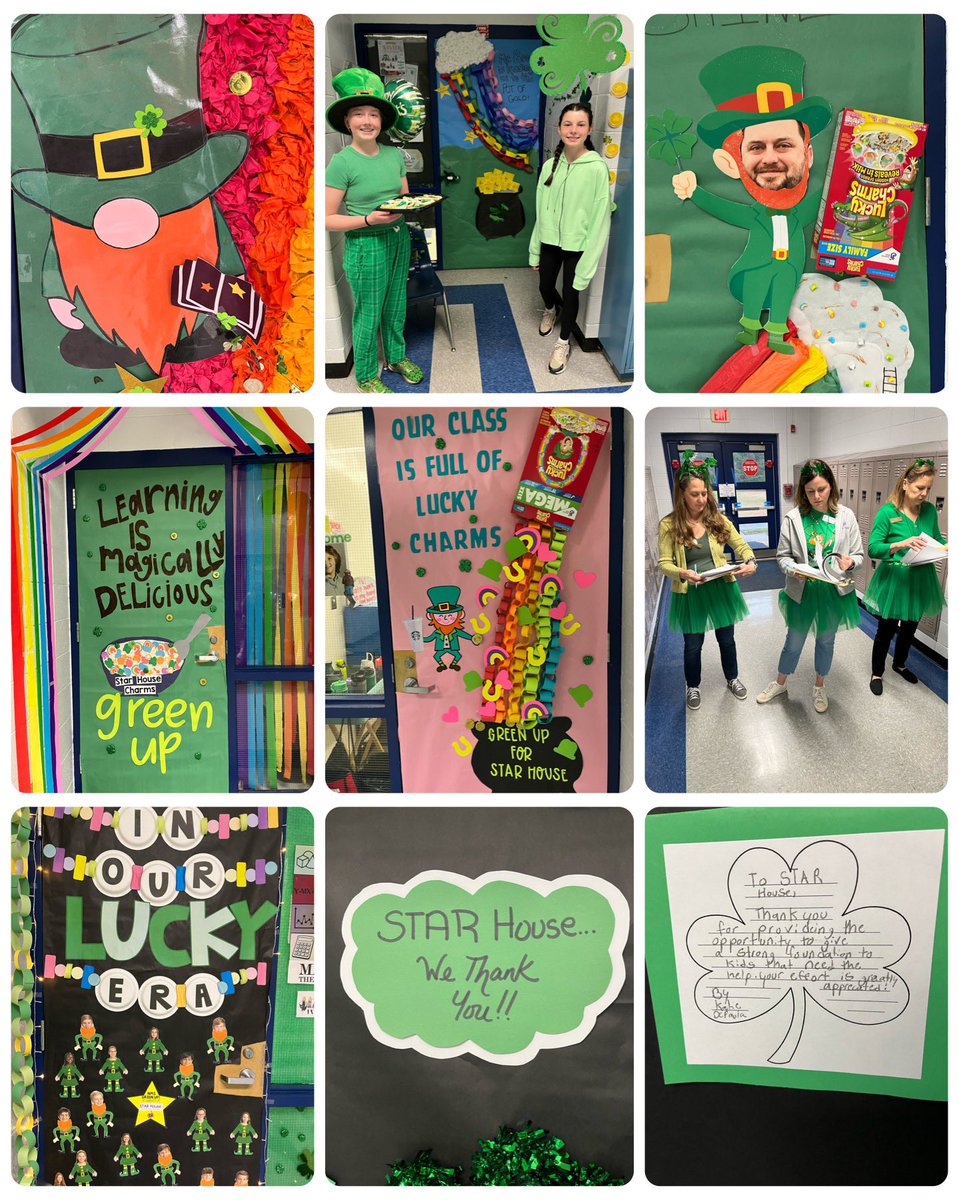 ☘️⭐️☘️What an amazing way to end FCS Board Member Appreciation Week spending time w/ @LilliePozatek @kathastuart judging the door competition @TheNMSWildcats GREEN UP event supporting @STARHouseOrg @FultonCoSchools ☘️⭐️☘️ I am grateful for their support of all kids in FCS💯