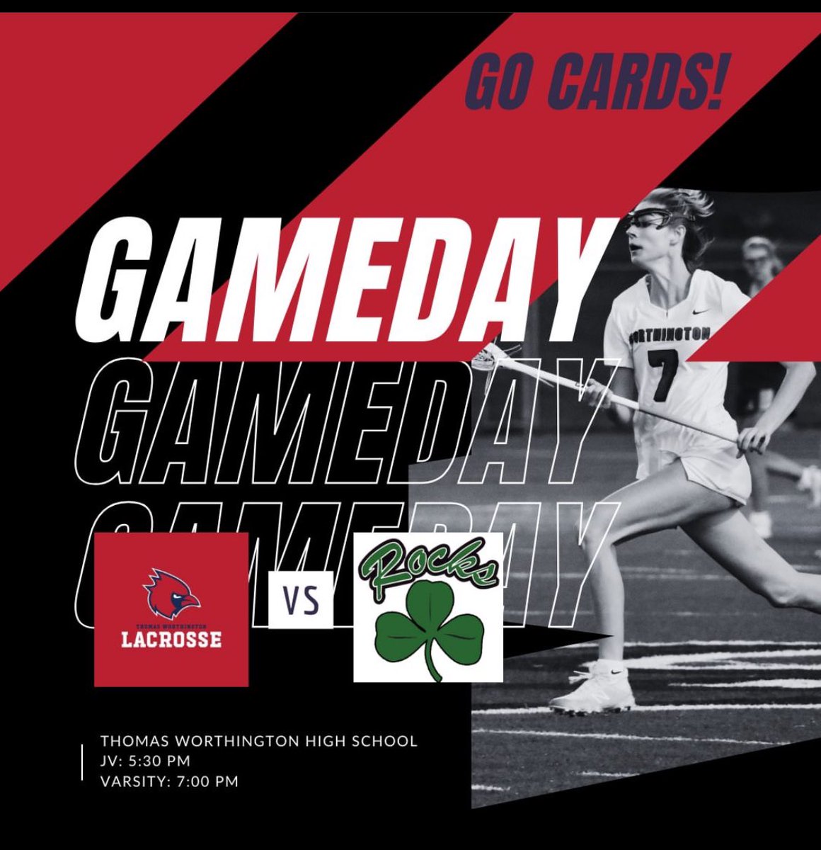 🚨🚨🚨🚨GAMEDAY!!!  
Our girls are ready to kick off an exciting year of elite lacrosse.  🥍 It begins tonight vs <a href="/CoffmanGirlsLax/">Dublin Coffman Girls Lacrosse</a>  Let’s go!!!