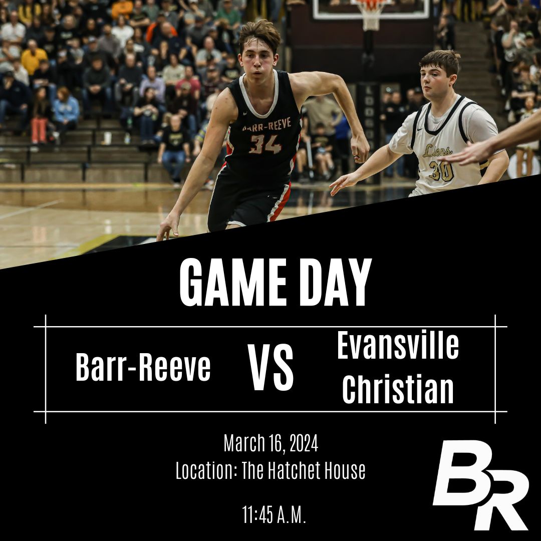 brvbasketball's tweet image. It's Game Day! The Vikings travel to the Hatchet House to take on the Evansville Christian Eagles in the first round of the IHSAA Semi State. Tip off is scheduled for around 11:45. Hope to see all of Viking Nation there! #VikingEnergy #Family
