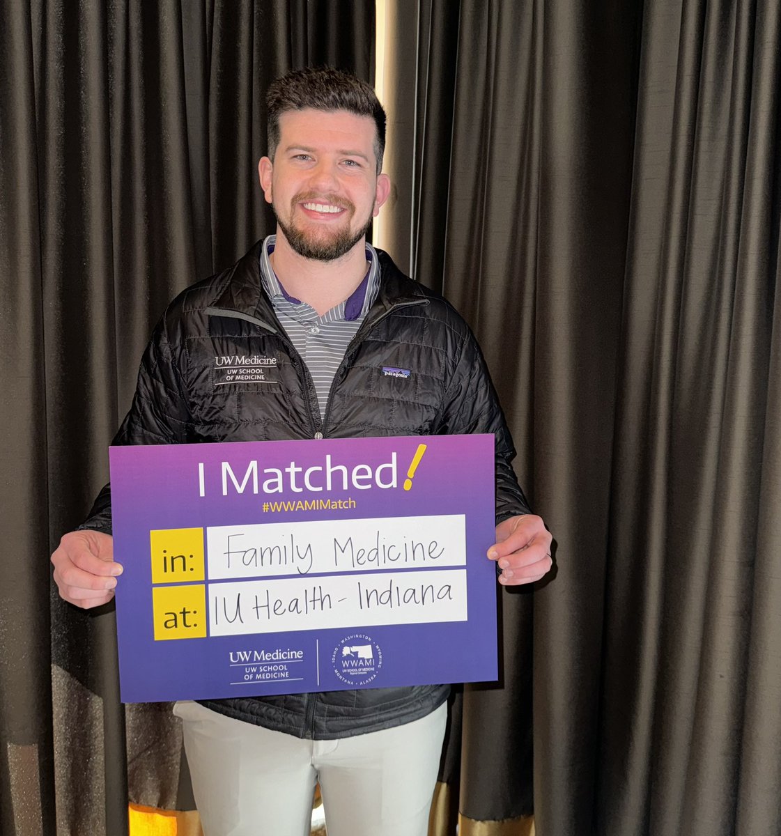 So stoked to be graduating medical school and heading to start residency as a family med physician at my number one pick in Indiana! #aafp #IUHealth #Familymedicine #Match2024