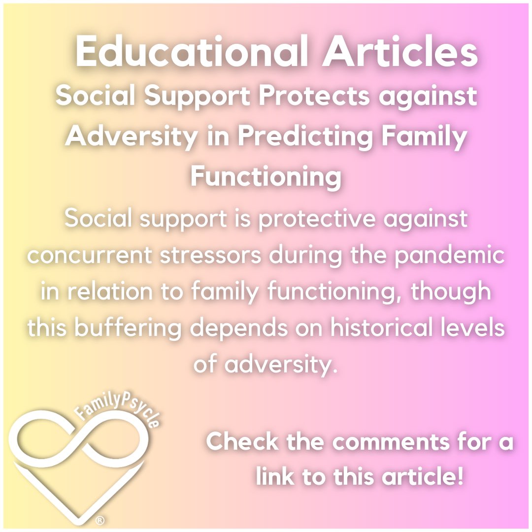 Learning and examining the key roles of topics such as attachment, emotions and social support is important. Check out the two articles mentioned!🧠
Article A: https://
acamh.onlinelibrary.wiley.com/doi/full/10.10… jcv2.12224
Article B: sciencedirect.com/science/articl…