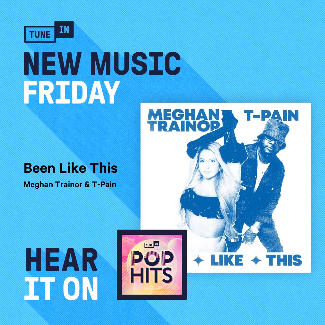TuneIn (@tunein) on Twitter photo Roll into the week with your speakers up. 🔊
Which of these tracks are you most excited to listen to?!? #newmusicfriday #newmusic <a href="/sineadburgess/">SINEAD BURGESS</a> <a href="/KaceyMusgraves/">K A C E Y</a> <a href="/iamcardib/">Cardi B</a> <a href="/Meghan_Trainor/">Meghan Trainor</a> <a href="/TPAIN/">T-Pain</a> Roll into the week with your speakers up. 🔊
Which of these tracks are you most excited to listen to?!? #newmusicfriday #newmusic <a href="/sineadburgess/">SINEAD BURGESS</a> <a href="/KaceyMusgraves/">K A C E Y</a> <a href="/iamcardib/">Cardi B</a> <a href="/Meghan_Trainor/">Meghan Trainor</a> <a href="/TPAIN/">T-Pain</a>