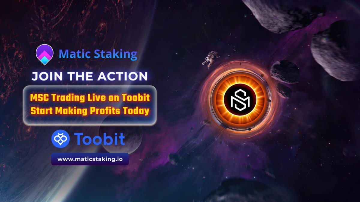 💰JOIN THE ACTION: MSC TRADING LIVE ON TOOBIT - START MAKING PROFITS TODAY💰

Join the action today by trading MSC on Toobit, you will be starting a great adventure into the world of cryptocurrency:

1️⃣ Sign up for Toobit: Quickly create your Toobit account to unlock the full