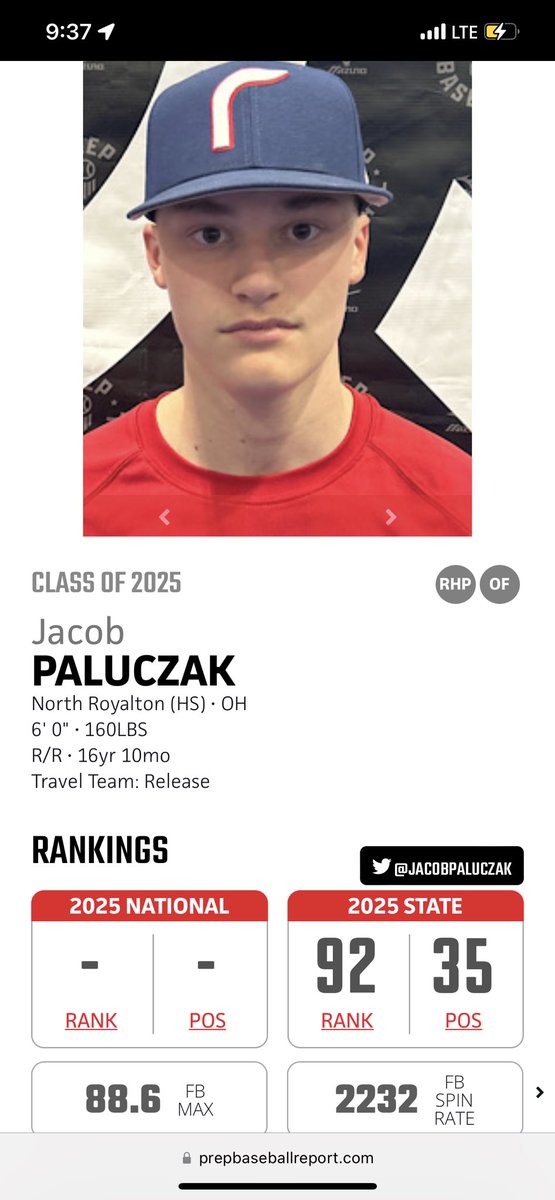 Two of the most hardworking men I know went from unranked to 5️⃣2️⃣nd and 9️⃣2️⃣nd overall in Ohio for the ‘25 class. Excited to see things take off for these guys this spring and summer! #wreakhavoc @ReleaseBaseball | @PrepBaseballOH