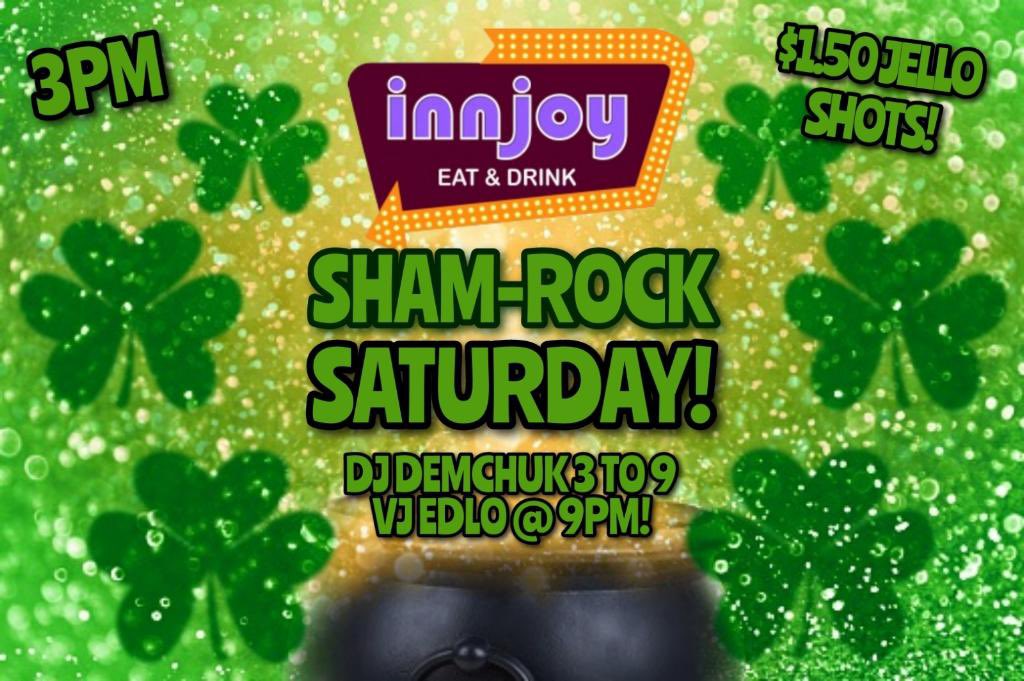 Double dose of Demchuk this weekend at @Innjoy #WickerPark #Chicago - Friday 3/15 10pm-2am & Saturday 3/16 3pm-9pm for the #StPaddysDay #pubcrawl les goooooo 🍀🤘🎵🍻
