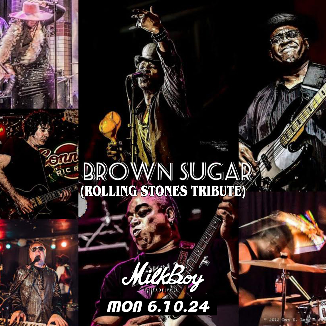 MilkBoy Philadelphia (@milkboyphilly) on Twitter photo **ON-SALE NOW**
<a href="/Sadiejean/">Sadie Jean</a> (singer songwriter) // 4.19.24
<a href="/_LOMAPRIETA/">Loma Prieta</a> (hardcore punk) // 5.7.24
Brown Sugar (Rolling Stones tribute) // 6.10.24
Tix >> milkboyphilly.com **ON-SALE NOW**
<a href="/Sadiejean/">Sadie Jean</a> (singer songwriter) // 4.19.24
<a href="/_LOMAPRIETA/">Loma Prieta</a> (hardcore punk) // 5.7.24
Brown Sugar (Rolling Stones tribute) // 6.10.24
Tix >> milkboyphilly.com
