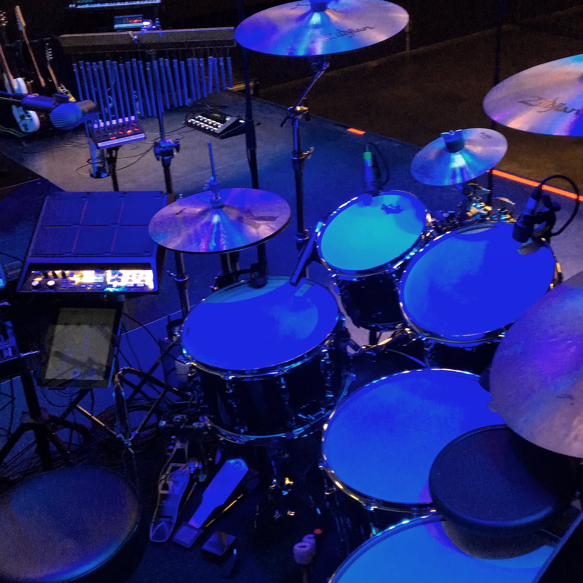 Quick kit shot before <a href="/cloudbustingKB/">Cloudbusting - The Music of Kate Bush</a> Netherlands show no.2 at <a href="/ECIcultuur/">ECI cultuurfabriek</a> Roermond