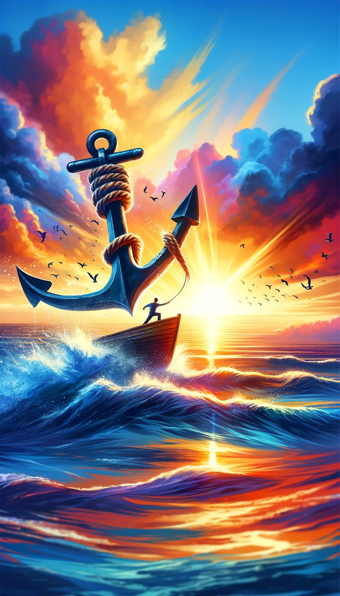 TenderFeelcom's tweet photo. Negativity can drag you down like an anchor in life's ocean. Choose to cut it loose and sail towards the horizon of positivity. #StayPositive #LiftYourself #RiseAbove https://t.co/BWdMfToEgY