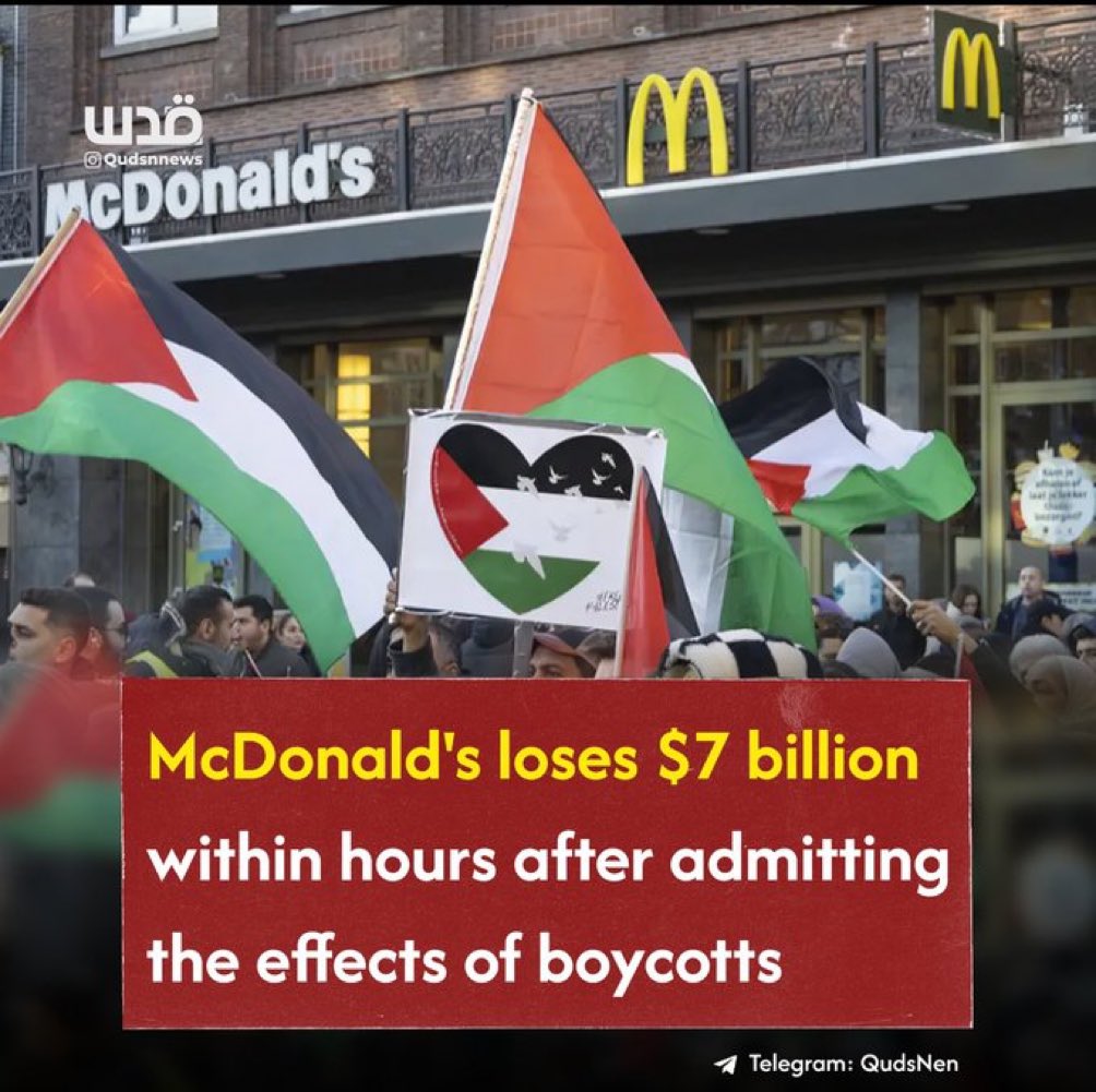 Good.

Keep BOYCOTTING child killers! @McDonalds