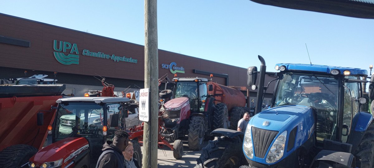 15 Mars 2024
Ste-Marie de Beauce, Qc, Canada
Manifestation des agriculteurs