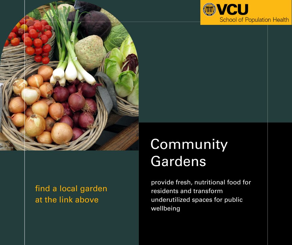 Want to get involved with community access to fresh food in the Richmond area? Find a local community garden here: rva.gov/parks-recreati… #NationalNutritionMonth