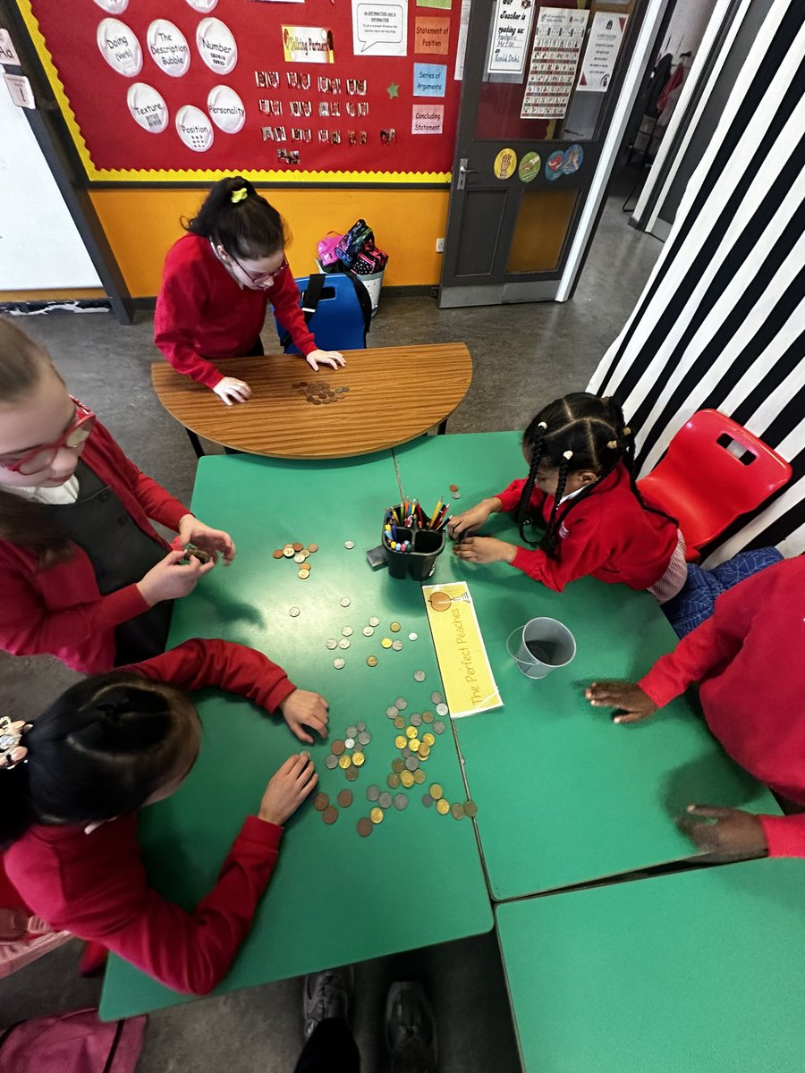 Primary 4 took part in a stations activity today, with 1 group working digitally, 1 group working with concrete materials and 1 group working with me to challenge the learners. We also started with our daily maths starters to develop our mental maths skills! Excellent work P4! ✨