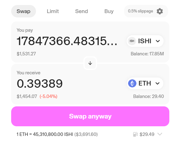 alex_webb10's tweet photo. $ISHI airdrop is live https://t.co/T4hqWVXuVB https://t.co/Cs7QDQ8yKt