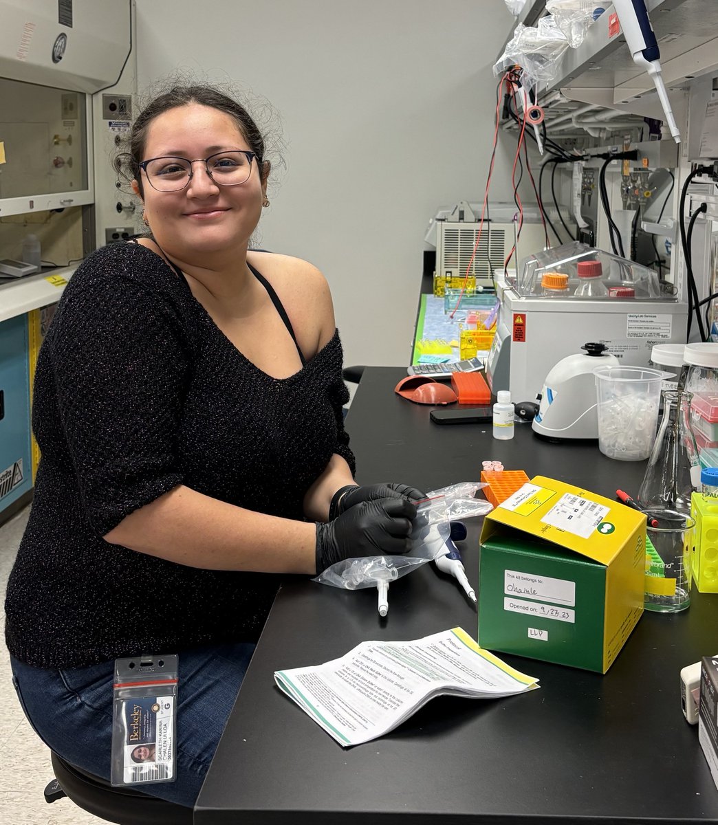 The Ohainle Lab is excited to welcome @berkeleyMCB students Jinna Brim (@jinnabrim) and Scarleth Challen Ulloa to the lab for rotations this spring. Welcome Jinna and Scarleth!