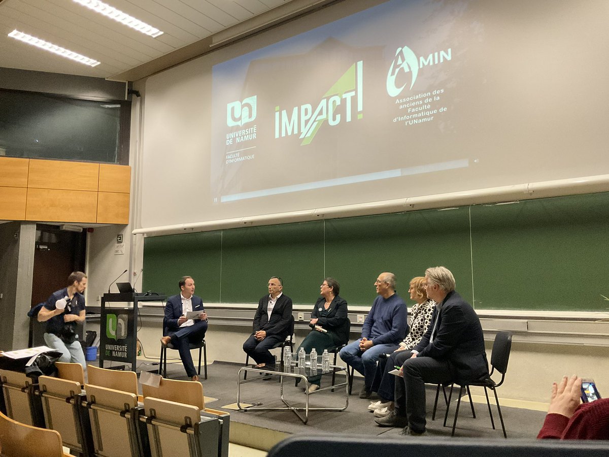 Vincent Englebert (@englebertv) on Twitter photo #impact ! Lancement de la table ronde avec nos experts en innovation et ICT.
<a href="/UNamurCSFaculty/">UNamur - Faculté d'Informatique</a> <a href="/NADI_institute/">NADI - Namur Digital Institute @UNamur 🎓</a> #impact ! Lancement de la table ronde avec nos experts en innovation et ICT.
<a href="/UNamurCSFaculty/">UNamur - Faculté d'Informatique</a> <a href="/NADI_institute/">NADI - Namur Digital Institute @UNamur 🎓</a>