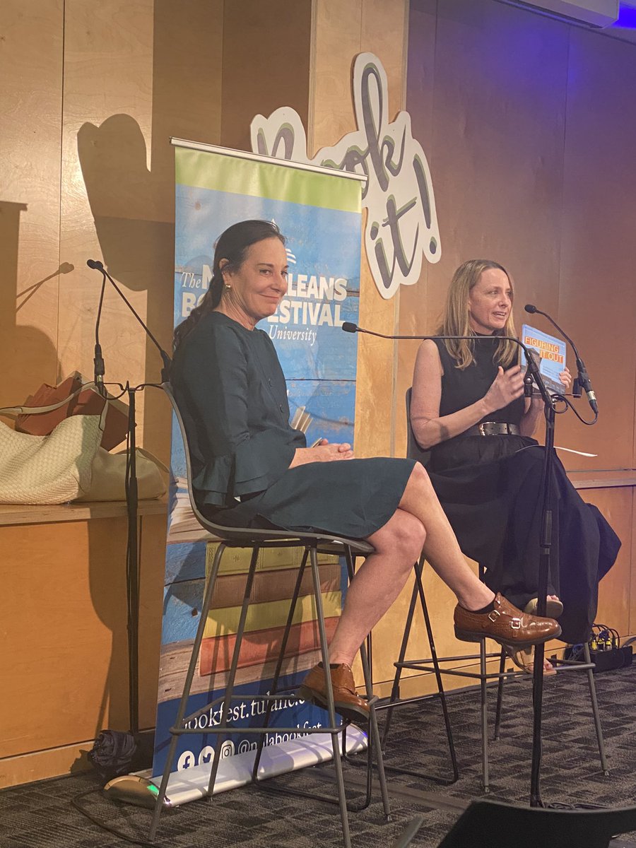 Courageous tales on creating value in business from CEO  and author Libby Connolly Alexander #nolabookfest #figuringitout  great interview by Mollye Demosthenidy <a href="/Tulane/">Tulane University</a>
