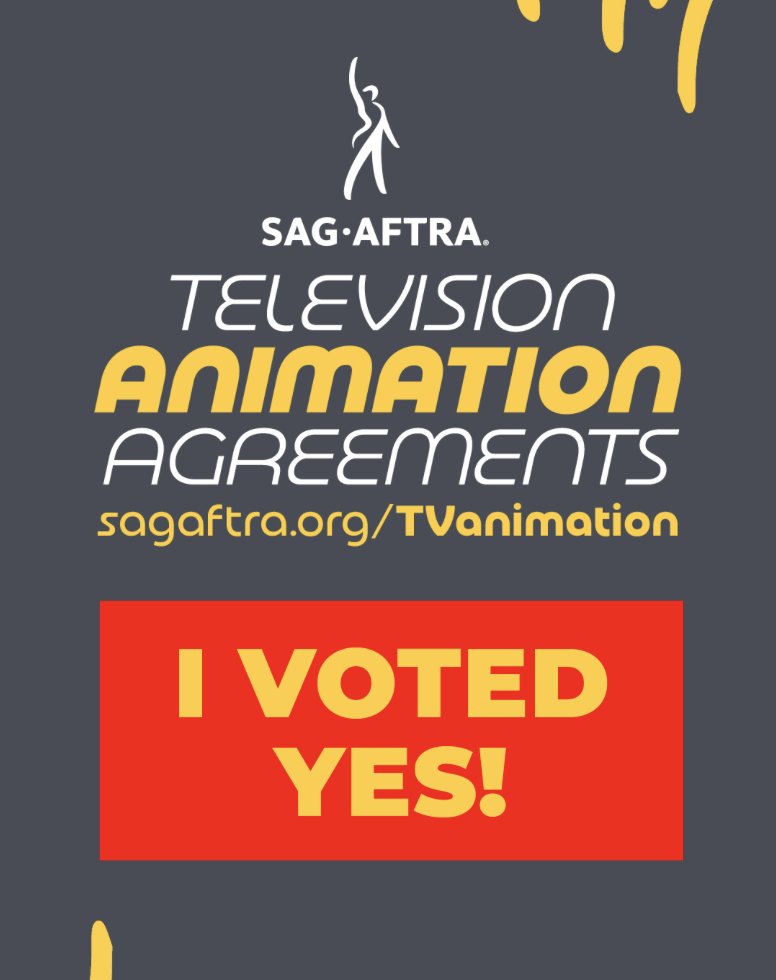 Join me and vote YES on the Television Animation Agreements by March 22