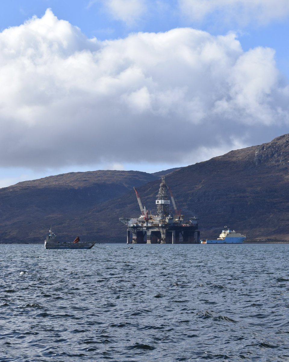 The Ocean Greatwhite returns to #lochkishorn today.