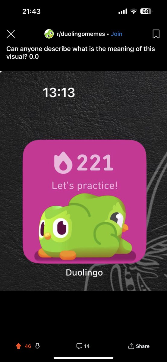 0xpixel8's tweet photo. @duolingo wtf?! https://t.co/0Zv5haVl5T