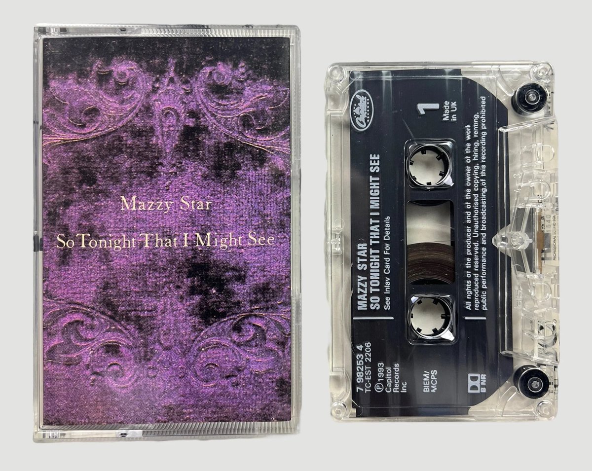 tuesdaywood's tweet photo. mazzy star – so tonight that I might see cassette https://t.co/GfylgkB1pF