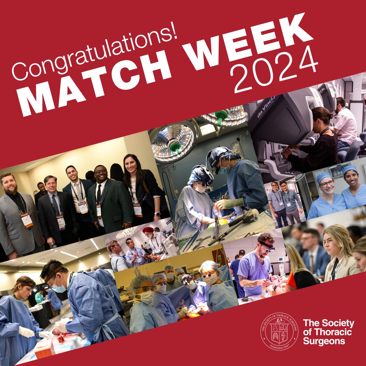 Congratulations to all the new cardiothoracic surgery and general surgery residents who matched this week! STS is here to support you on your journey. Check out our trainee and early career resources: bit.ly/43jpU6Y #Match2024 #MedTwitter