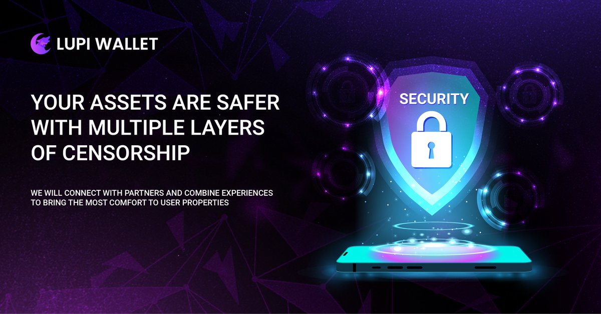 #LupiWallet's extensive security measures including multiple internal and external audits and continuous smart contract monitoring allow Lupi Wallet to maintain the highest level of user security 🔐 🗒️ We will connect with partners and combine experiences to bring the most…