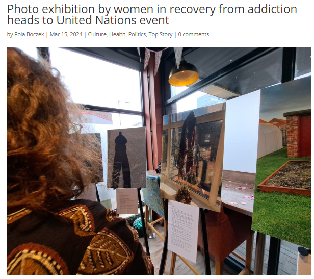 A photo-voice exhibition on women's journeys through recovery from #sheffieldrecoverycommunity is heading from @Project6_ in Sheffield to the #UnitedNations , featuring a talk by @traceyf05503802 @sheflive shef-live.co.uk/index.php/2024…