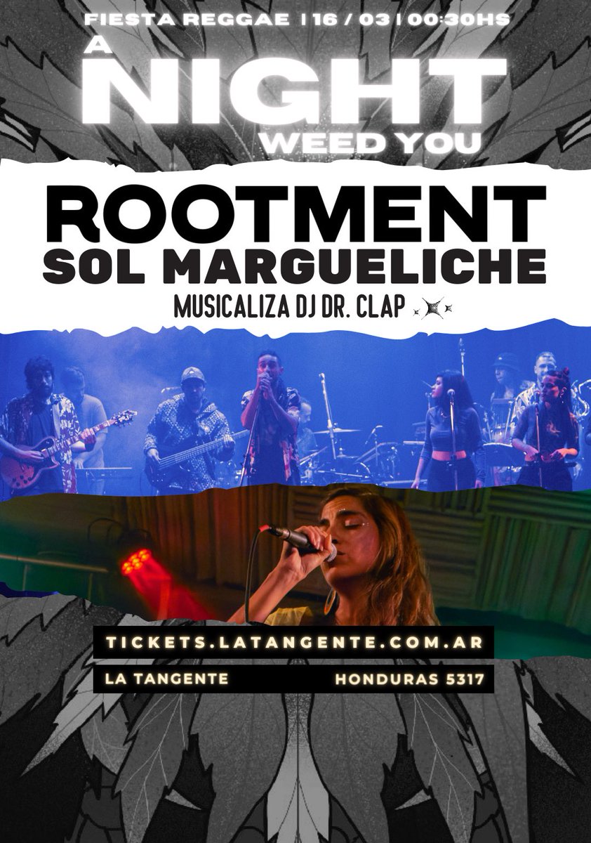 ¿Me falta avisarle a alguien más de esta fecha? 🤔 #reggaeargentina #reggae #reggaemusic #ReggaeGroove #solmargueliche #rootment @LatangenT